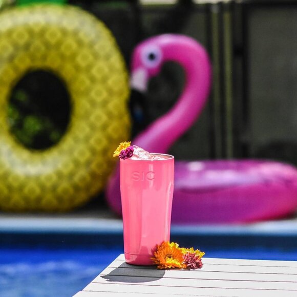 SIC Cup 20 oz Tumbler in Gloss Pink - Picture 2 of 4